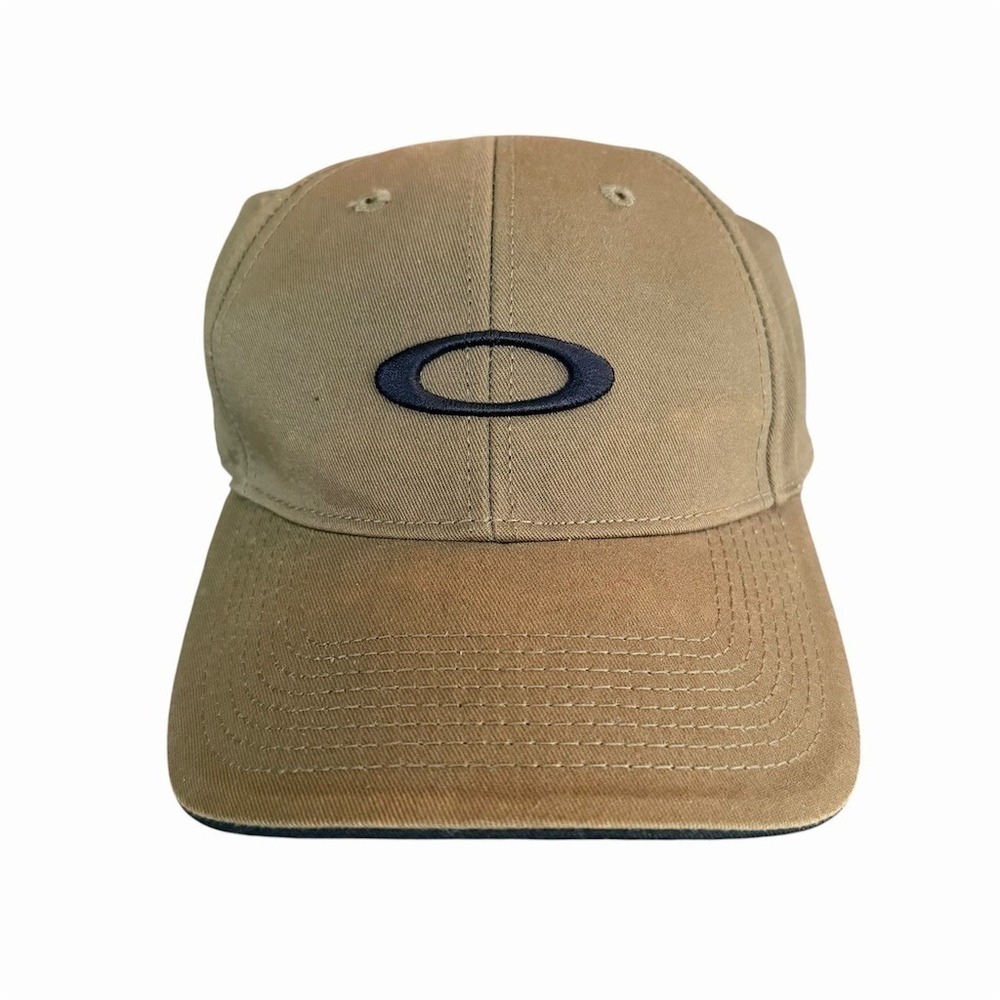 Oakley Remix Dad Hat Mens One Size Green Snapback Cap Black Logo